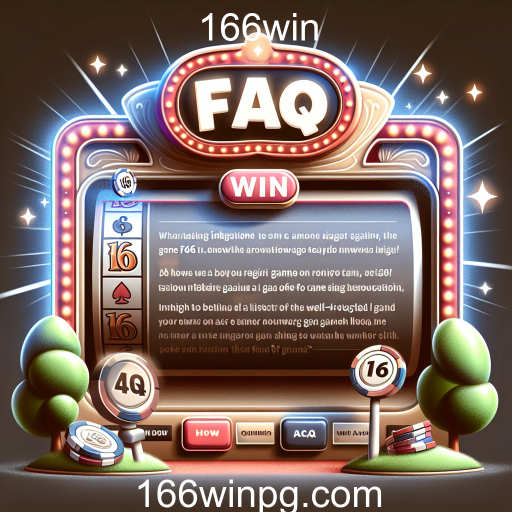 Explorando a Seção FAQ do 166win: Esclarecendo Suas Dúvidas Sobre Jogos